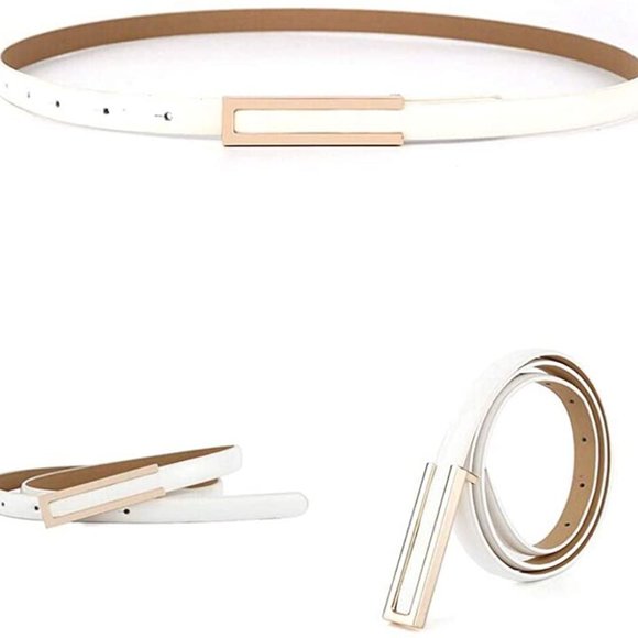 Women\'s Fashion Elegant Skinny Patent Leather Belt main image 3
